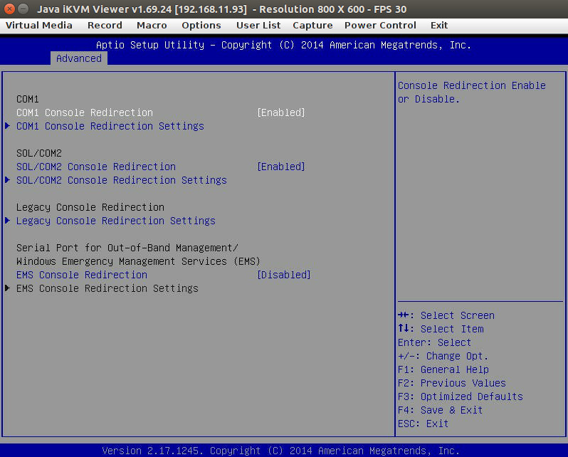 supermicro serial over ssh