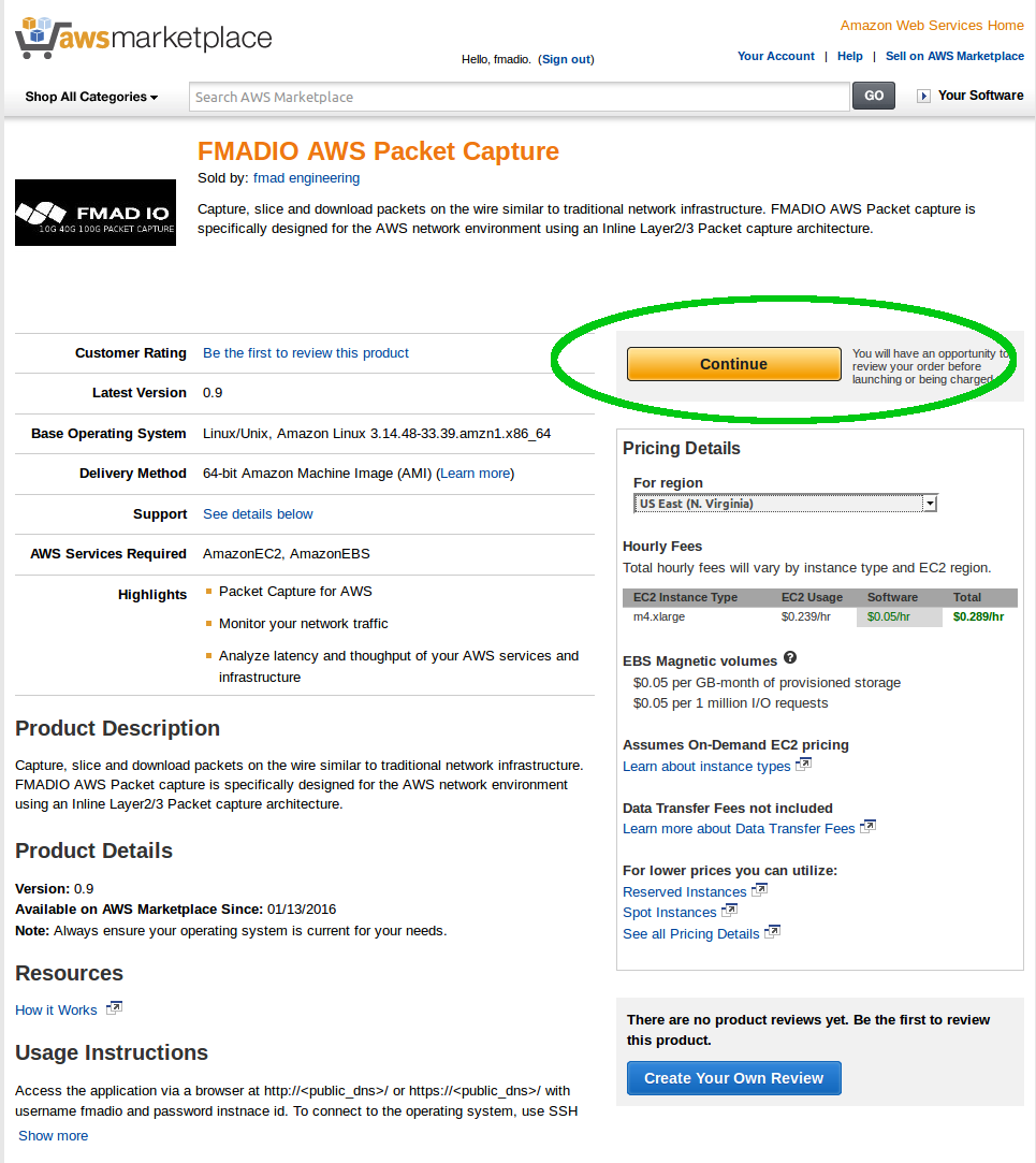 cloud packet capture setup 0