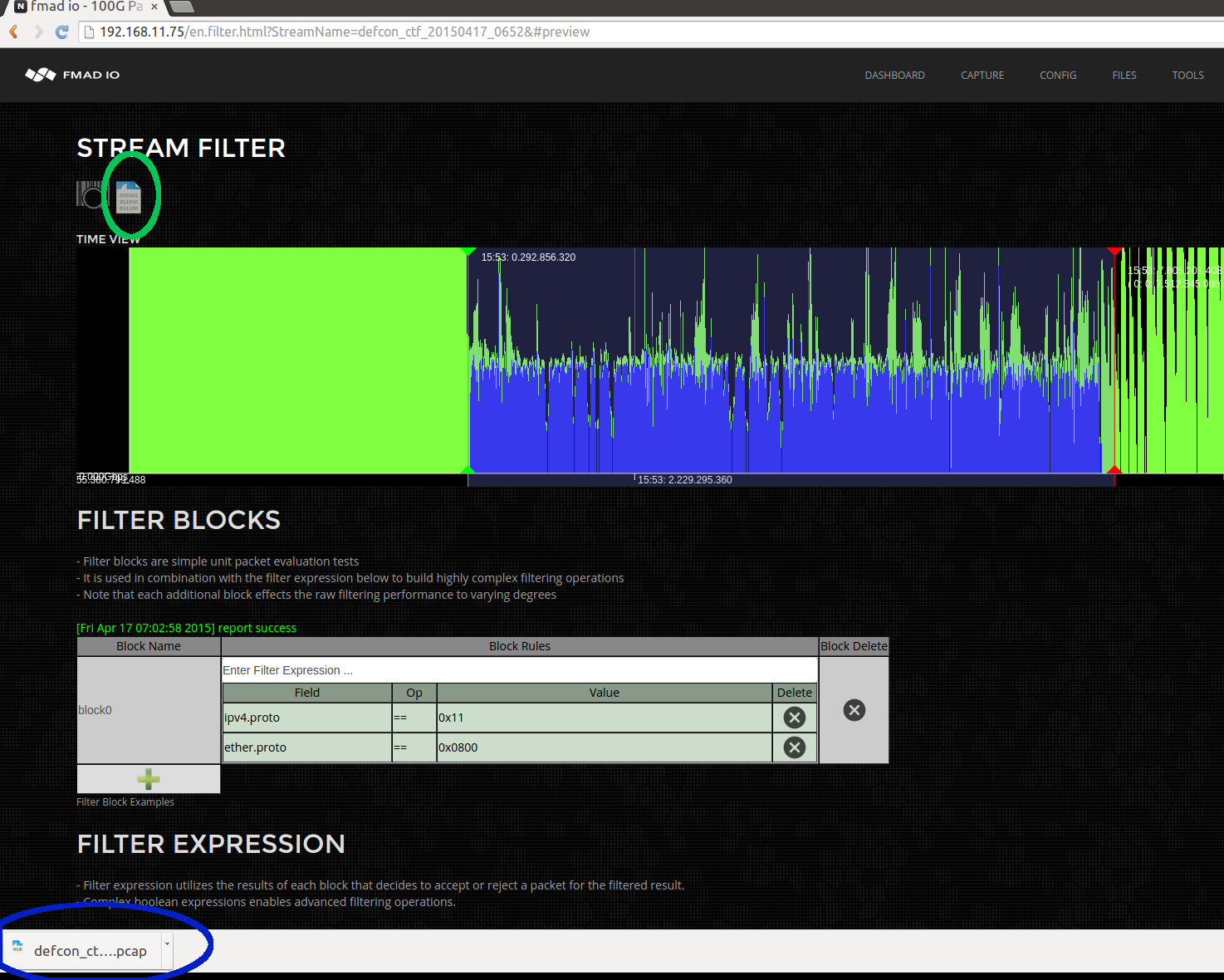 fmadio10 packet filtering