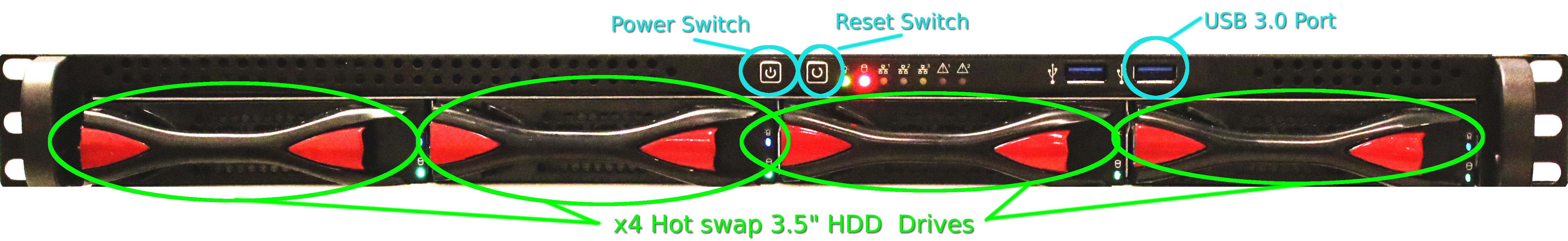 10g packet capture rear front interfaces