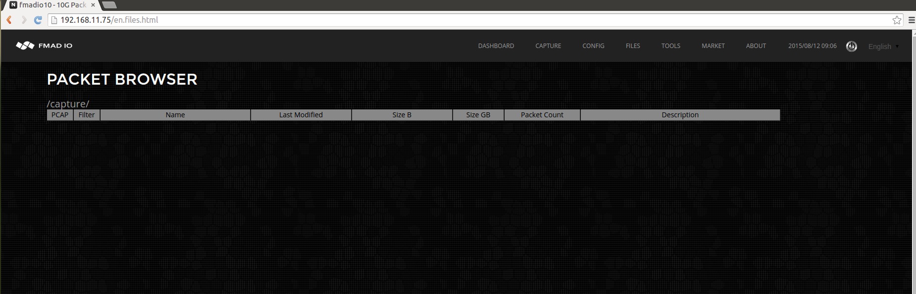 10g packet capture raid5 files